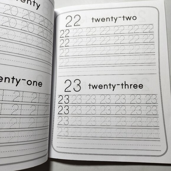 Tracing Numbers 1-100 For Kindergarten Workbook Activity Book Paperback Practice - Picture 8 of 12